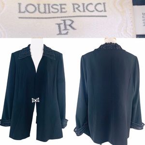 Louise RICCI Vintage Swing  Formal Jacket Sz 20